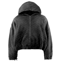 Distressed Zip-Up