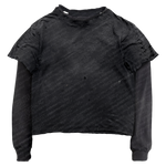 Distressed Double T Long-Sleeve