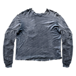 DISTRESSED WASHED LONG SLEEVE