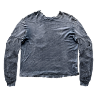DISTRESSED WASHED LONG SLEEVE