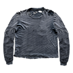 DISTRESSED WASHED LONG SLEEVE